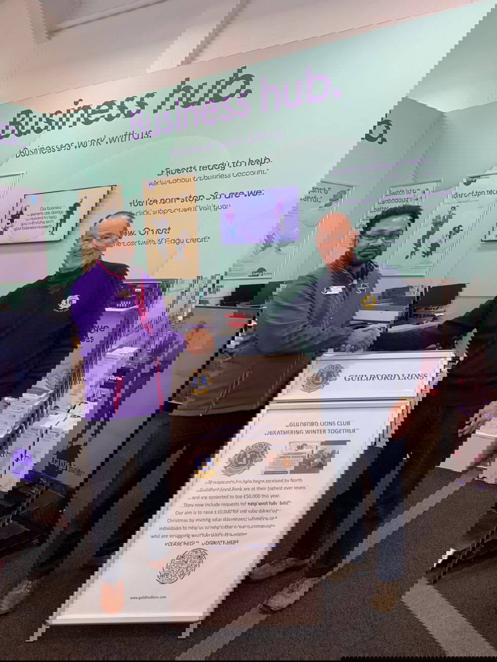 Business community support Guildford Lions Club