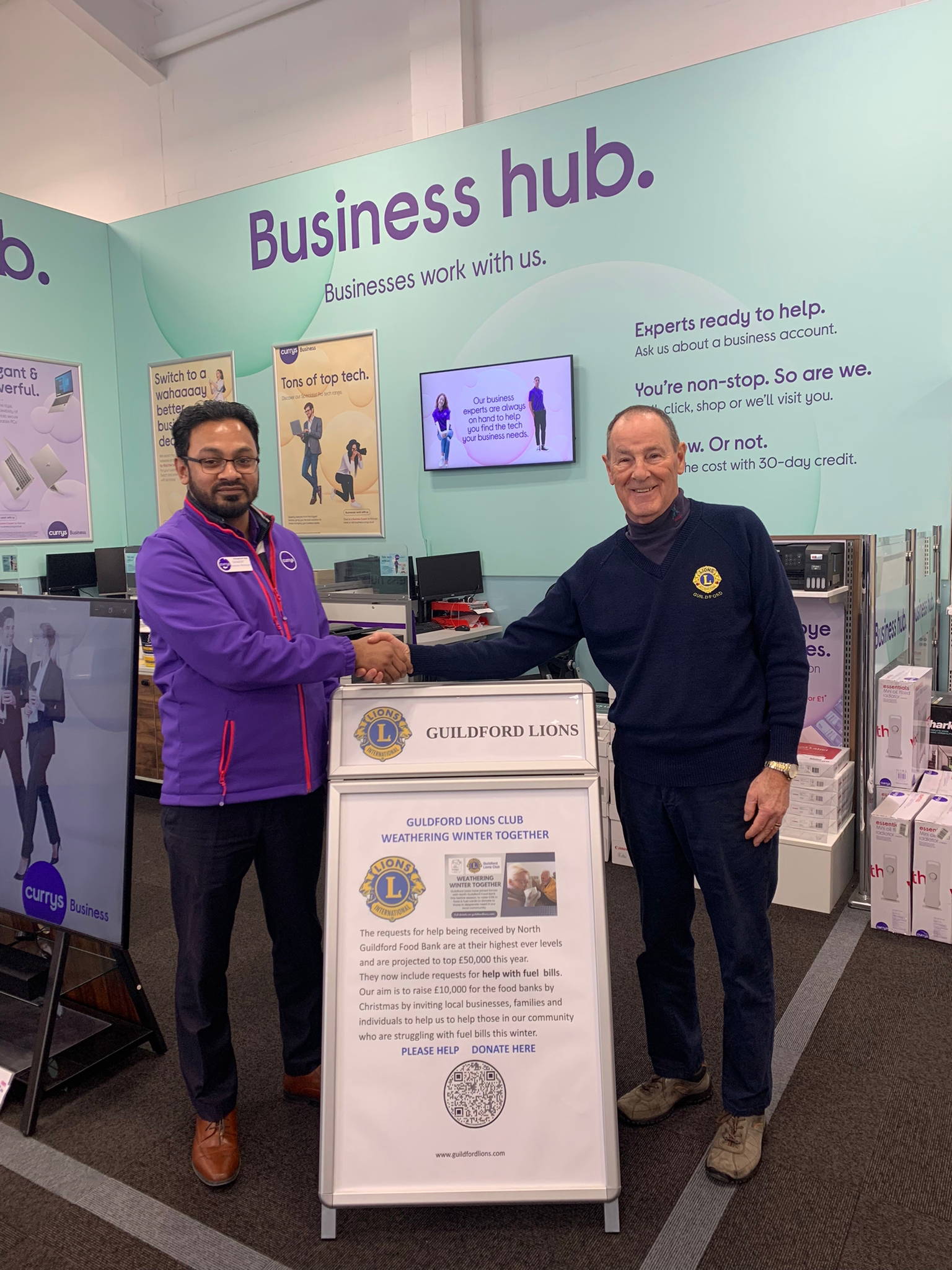 Business community support