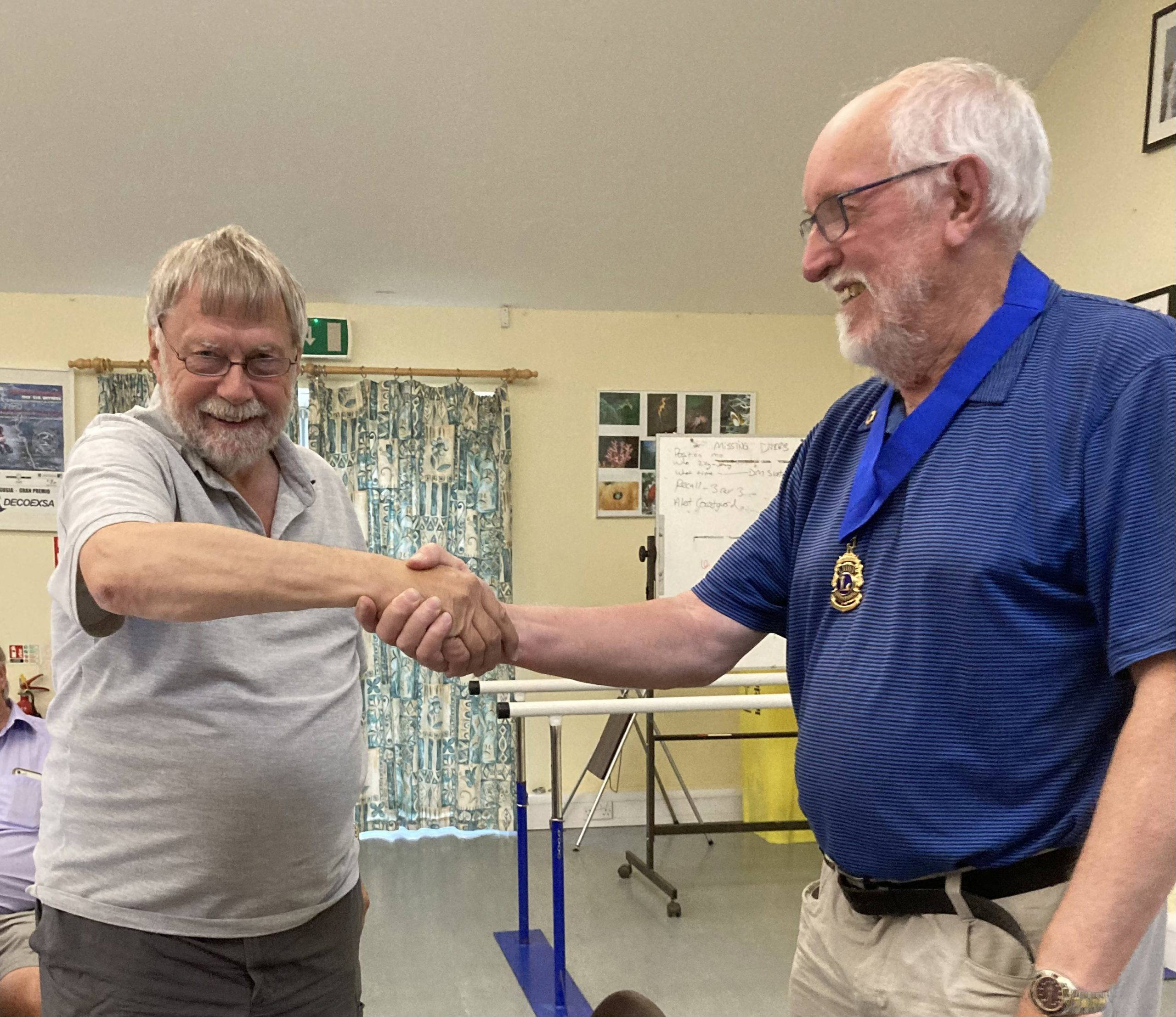 Brian Watts takes over as our new President
