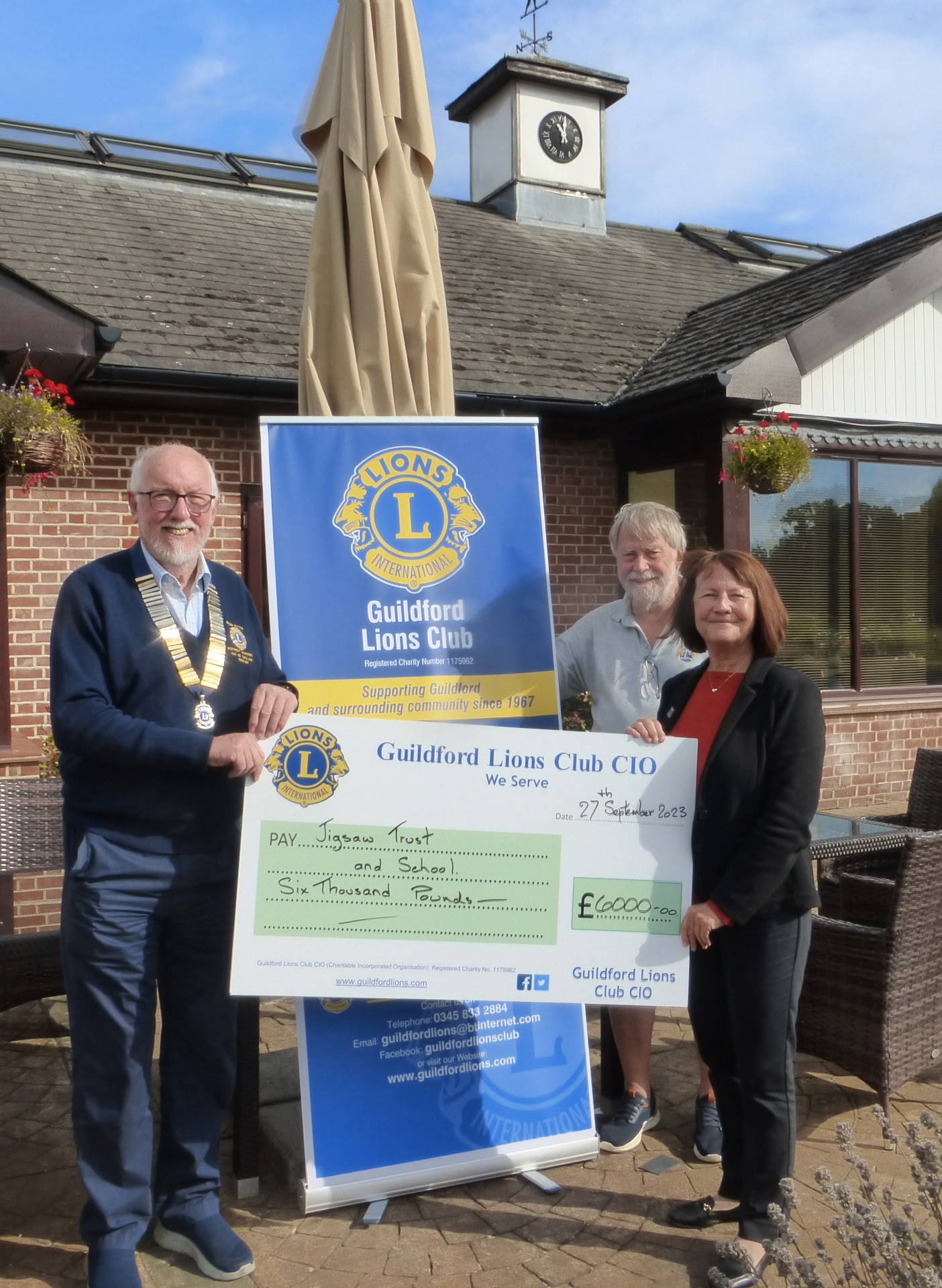 Jigsaw school presentation 2023 Guildford Lions Club