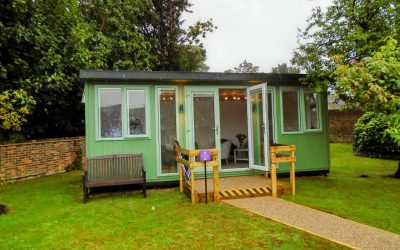 Hedgers Almshouses, Merrow –  new garden room